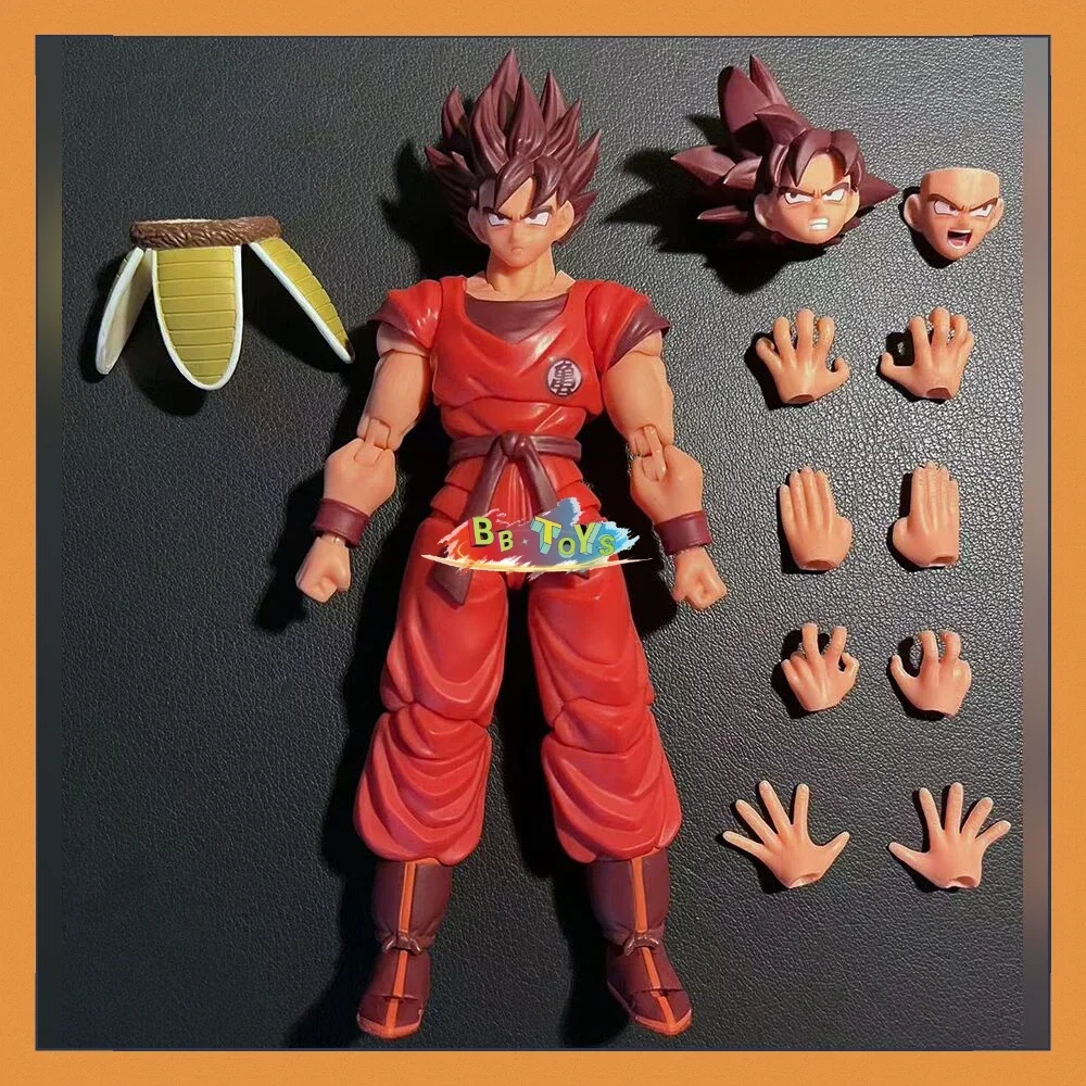 Presale DF Demoniacal Fit Dragon Ball SHF Scarlet Martial Artist 16000 Power Level Son Goku Kaio Ken Anime Action Figures Model