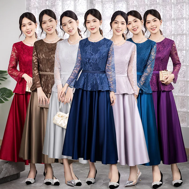 New Arrival Mother Of The Bridal Dresses Long Sleeves Long Skirt Plus Size Mother of Bridal Dress