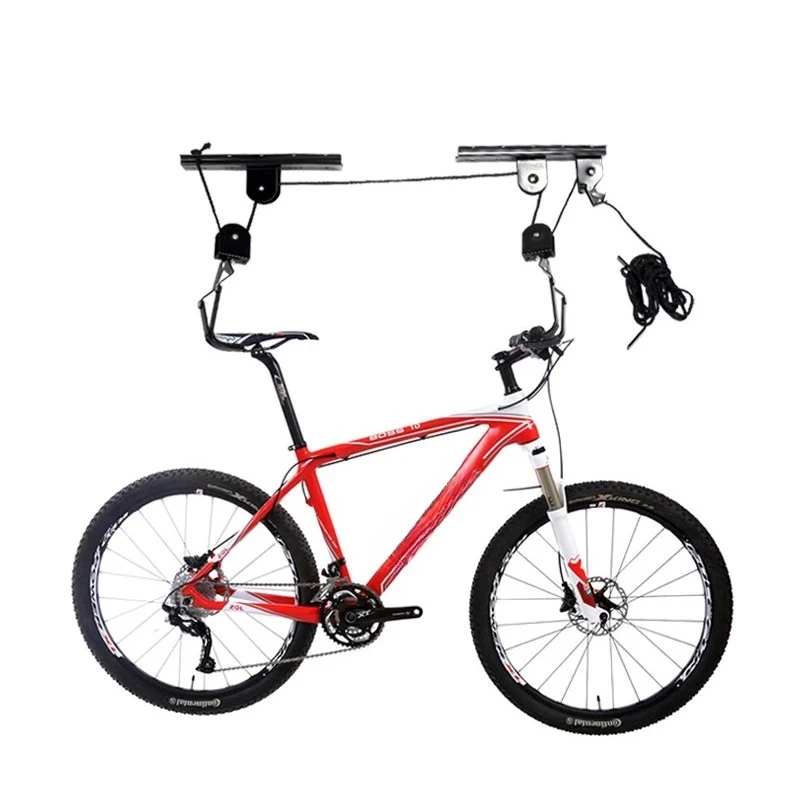 

Bicycle Crane Rack Parking Rack Suspension Mount Mountain Bike Hanger Hanging Hook Display Wall Hanger