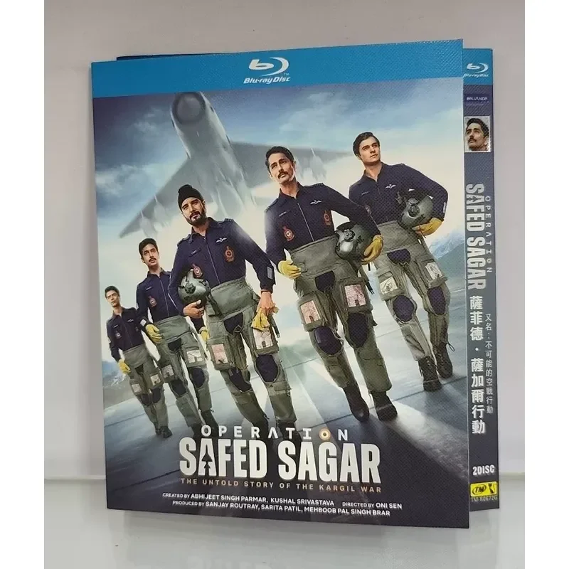 Blu-ray Safed Sagar Operation New Indian Air Combat Theme Film 2 Disc High Definition