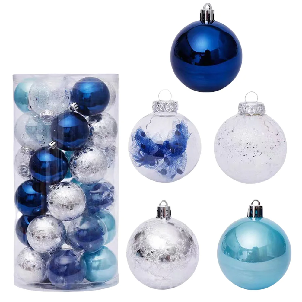 

30pcs 6cm Christmas Balls Shatterproof Christmas Tree Pendant Christmas Ball Set Christmas Ball Ornaments Xmas Home Decor