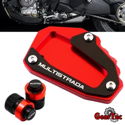 Dành Cho Xe Mô Tô Ducati Multistrada 950 1100 1200 1260 1200S 1260S V4 Xe Máy Phụ Kiện Chân Đế Bên Đứng Mở Rộng Miếng Lót Van mũ Lưỡi Trai