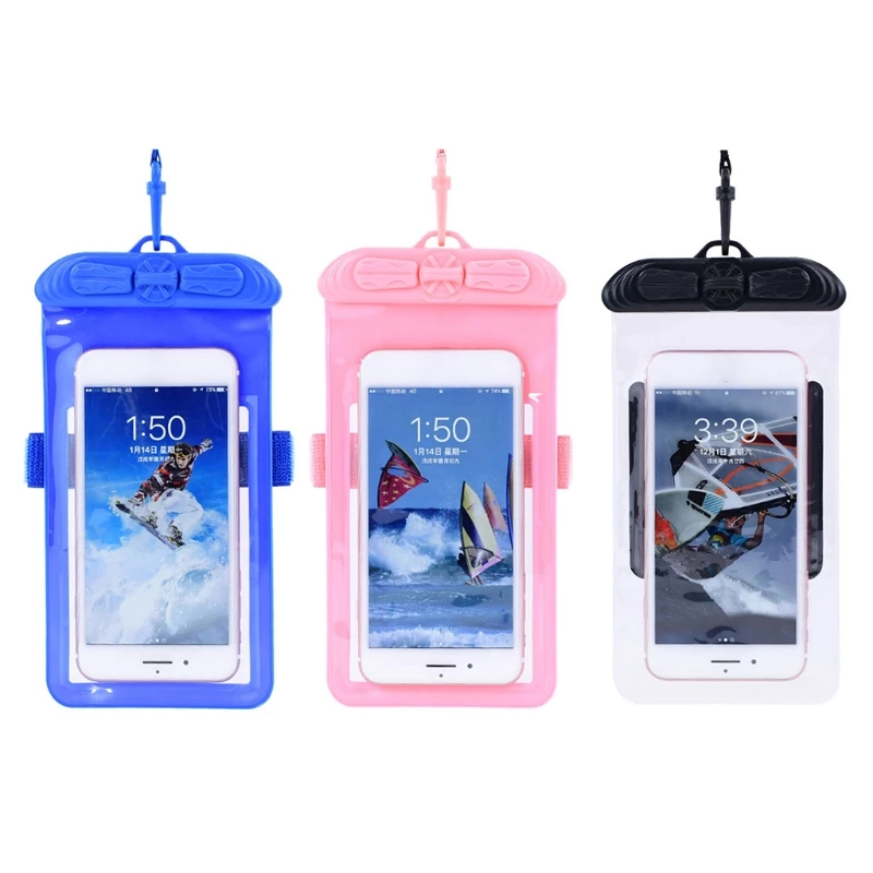 Universal Waterproof Phone for Case Waterproof Cellphone Underwater Dry Bag Black/ Blue/ Pink Dry Bags TOP quality