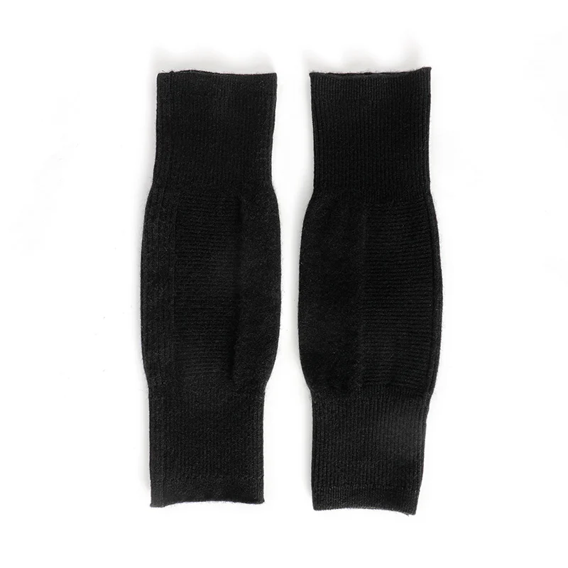 35 سنتيمتر الموسعة 100% الكشمير منصات الركبة الخريف الشتاء سميكة المرأة حماة الركبة الرجال القديمة الباردة الساق المشتركة تدفئة