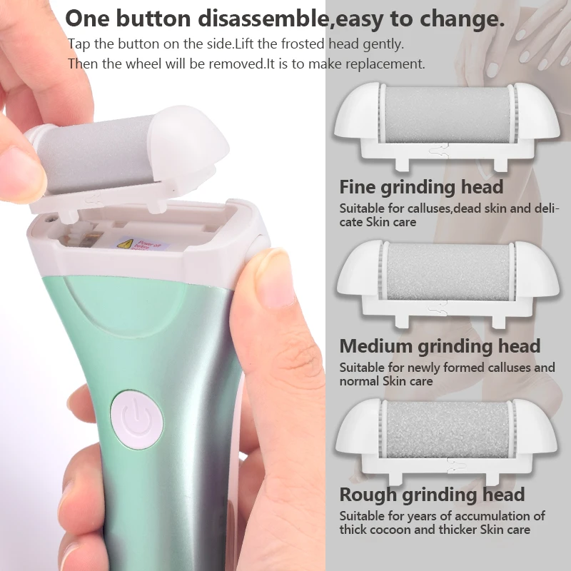 

1PCS Foot Care Tool Heads Pedi Dead Hard Skin Callus Remover Refills Grinder Replacement Rollers File Feet Care Tool