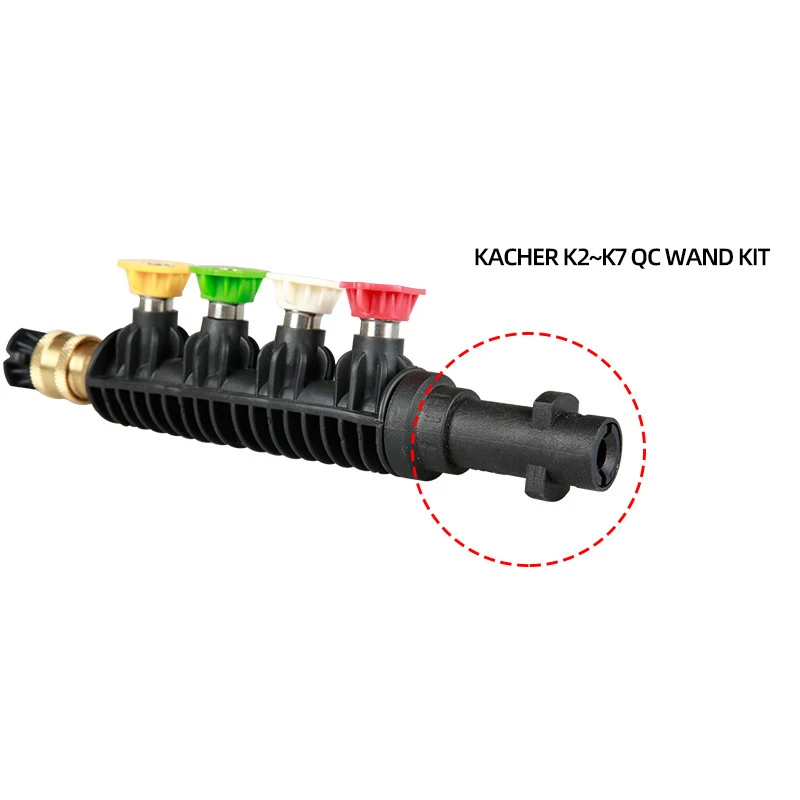 High Pressure Car Washer for Karcher K Series Washing Jet Lance with 5 Quick Spray Nozzles for Car Wash