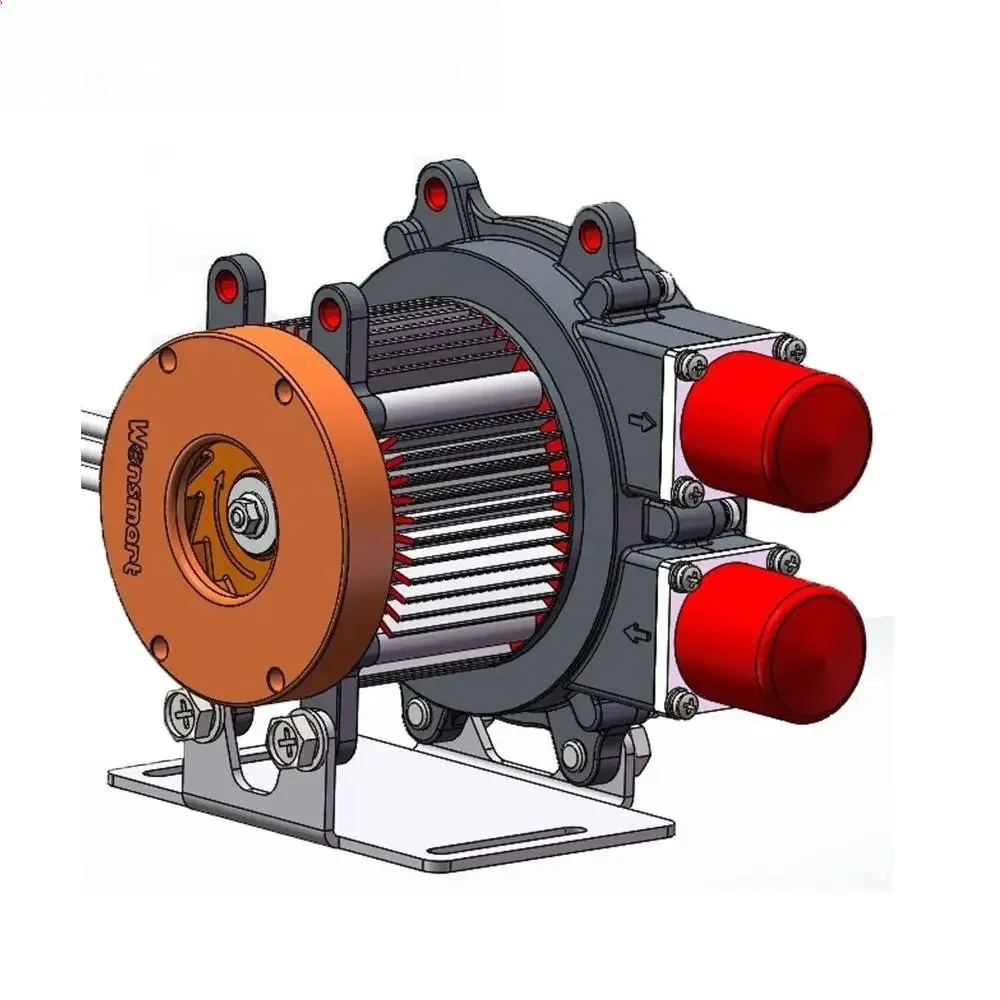 المهنية 48 فولت 40 كيلو باسكال مراوح الضغط العالي توربو منفاخ 13000 واط فرش خلية الوقود منفاخ لنظام SOFC