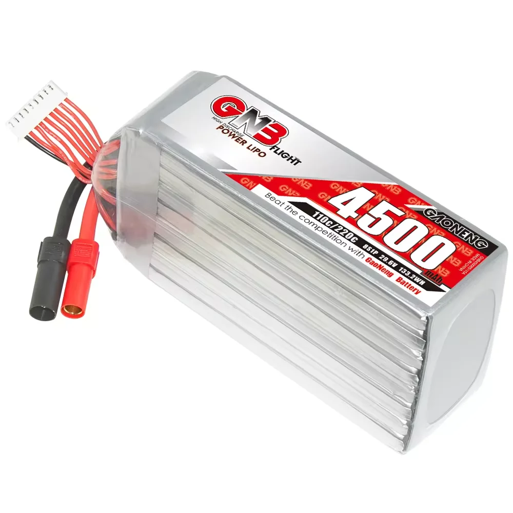 

4500mah 8s 29,6 v 110c 220 Xt150 Rc Lipo батарея высокий разряд вертолет Rc самолет Мультикоптер 600 до 700 класс Gnb Gaoneng