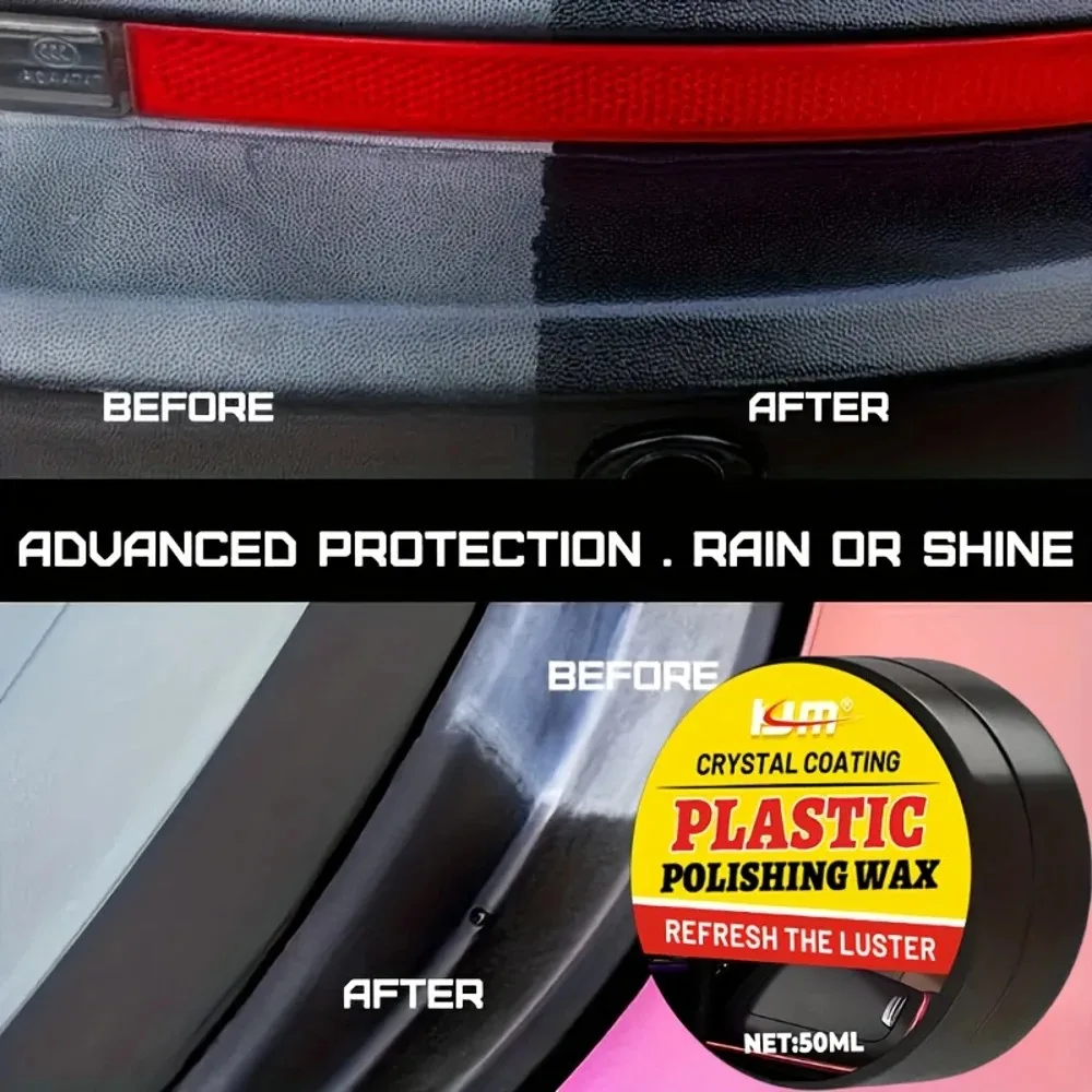

Ratio Application - Quick Renewal & Long-Lasting Protection - Restores Plastic, Blackening, Tires, Seats, Dashboard - Scratc