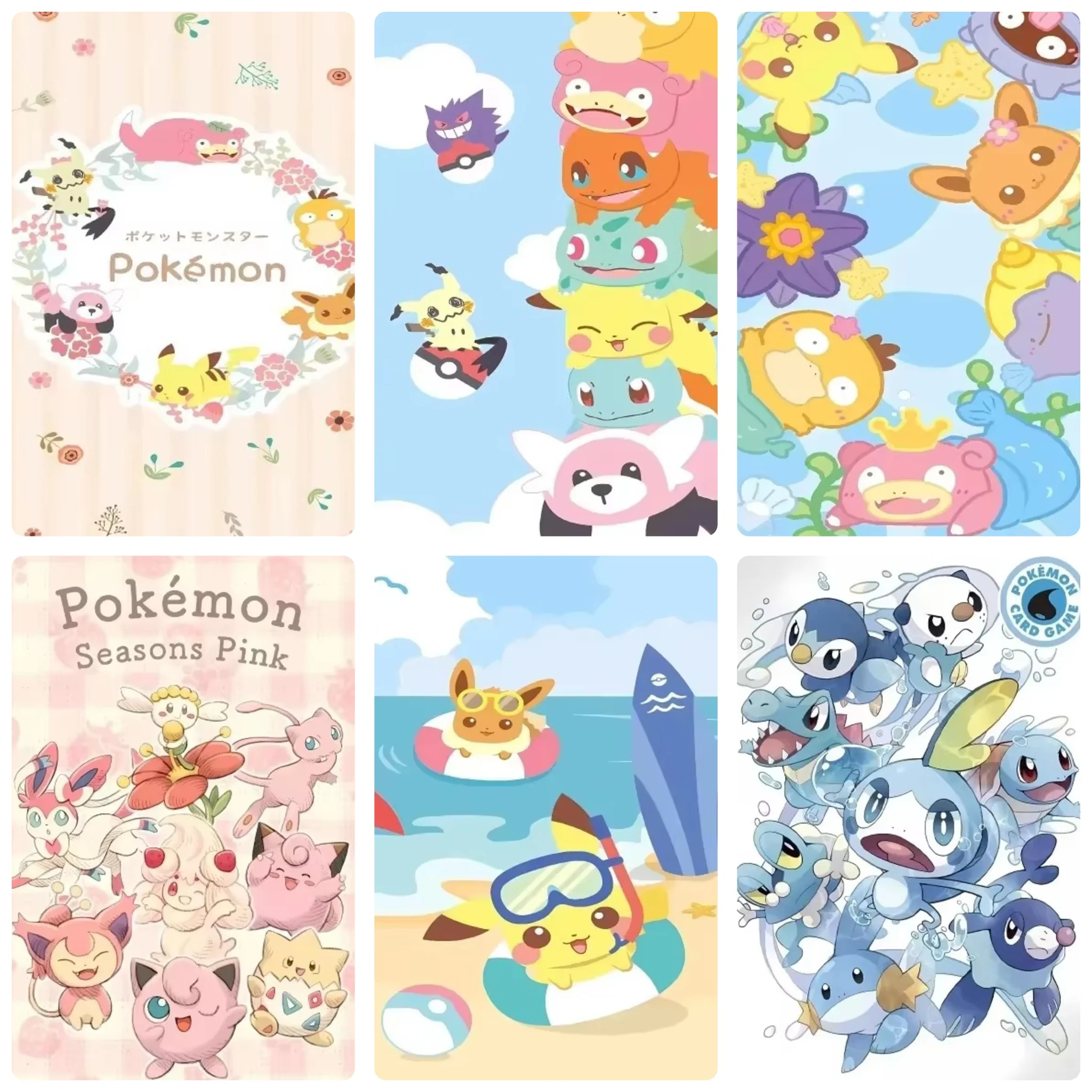 500/1000/1200/2000PCS Puzzle Pokemon Kawaii Cartoon Jigsaw Modern Home Decor Family Interactive Gift Holiday Gifts