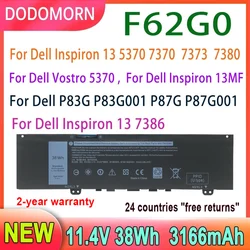 DODOMORN F62G0 Laptop Battery For Dell Inspiron 13 5370 7370 7373 7380,Vostro 5370,Inspiron 13MF,13 7386,P83G P83G001 P87G 38Wh