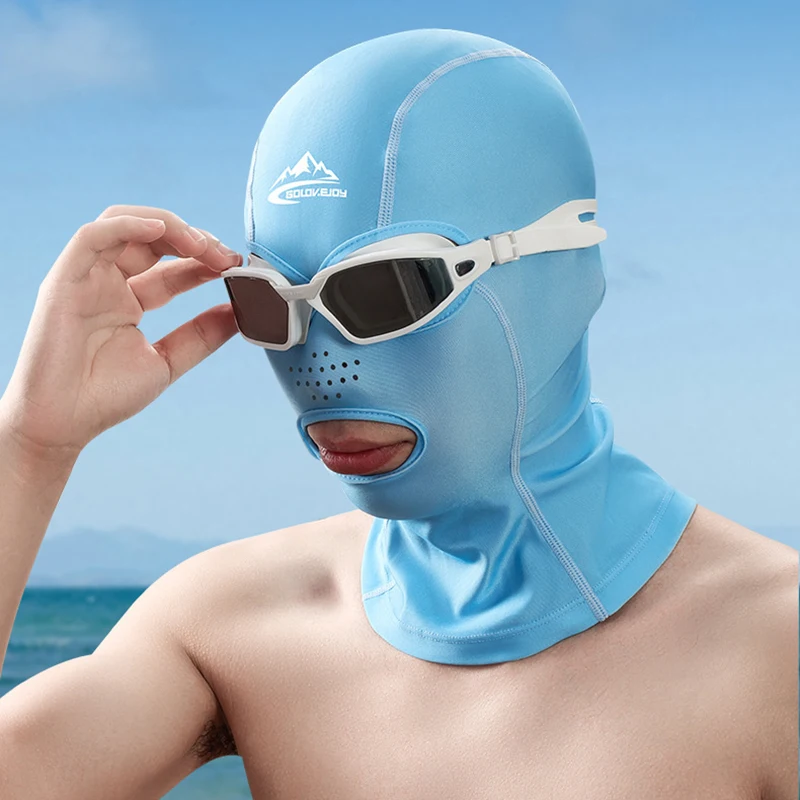 Facekini Swimming Sunscreen Mask Swimming Cap Men's And Women's UV Face Protection