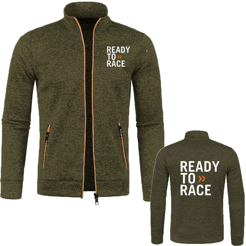 

Men's sports jacket Ready To Race Print Unisex Sweatshirt Enduro Cross Motocross Pullover Outwear Casual Streetwear jacket