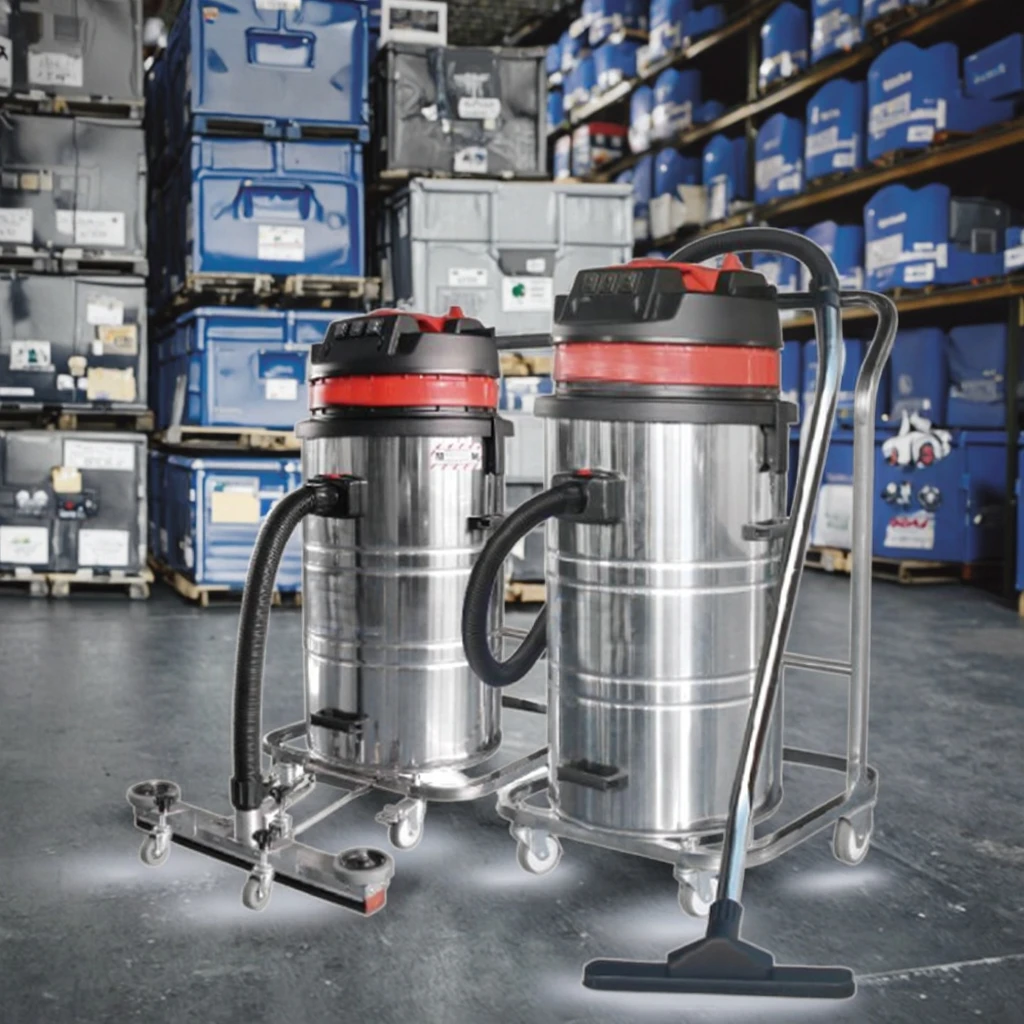 CleanHorse A2 Professional Industrial Wet & Dry Vacuum Cleaner Electric 220v New Condition Mobile Industrial Cleaner