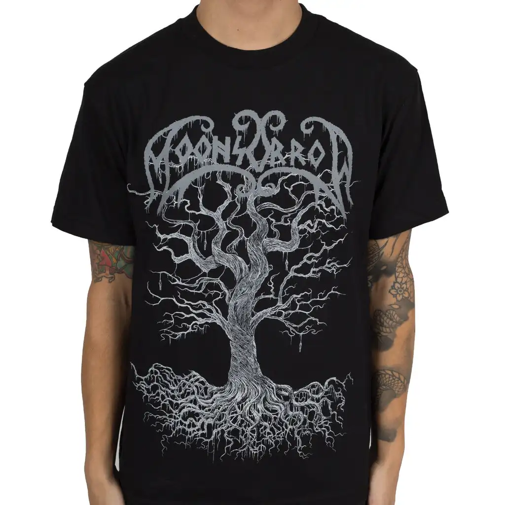 Moonsorrow Yggdrasil Tree Print Cotton T-Shirt Finnish Viking Folk Metal Band Unisex Short Sleeve Tee