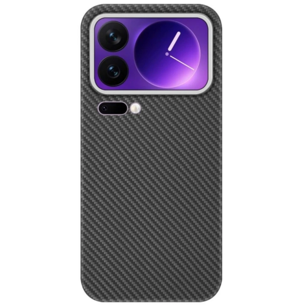 

Real Fiber Magnetic Case For Xiaomi 17 Pro Max Aramid Carbon Fibre Magsafe Ultra-Thin Lightweight Anti-friction Cover