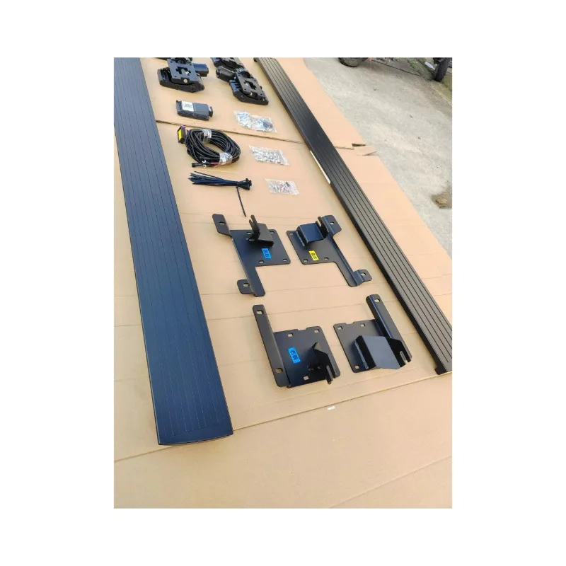 

Aluminum Power Electric Auto Side Steps Pedals Running Boards Electrical for Toyota Fortuner 2012 2016 2019 Innova