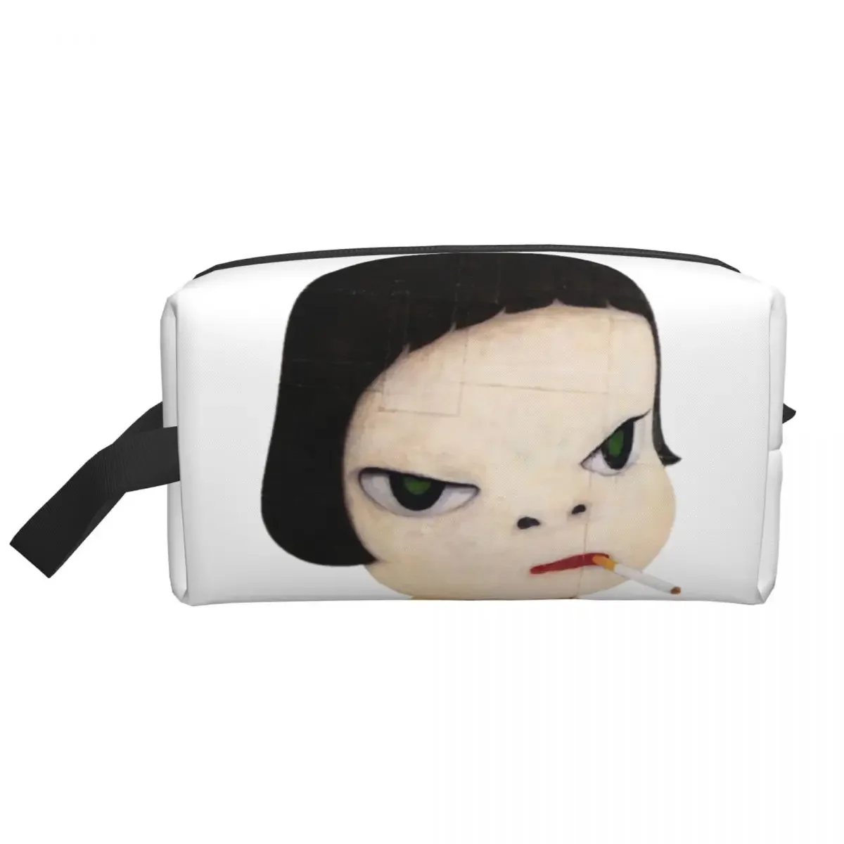 Fashion Japanese Cartoon Manga Yoshitomo Nara Travel Toiletry Bag Women Makeup Cosmetic Organizer Beauty Storage Dopp Kit