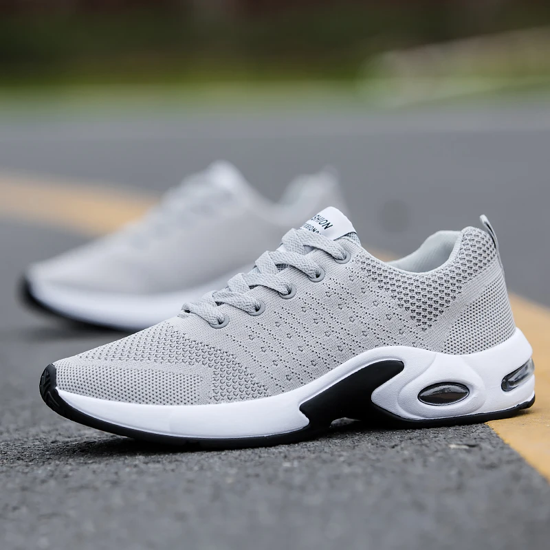 Casual Street Men Basketball Sneakers Minimalist Solid Color Wear Resistant Non Slip Sole Fabric Sports Game Daily Walking Wear