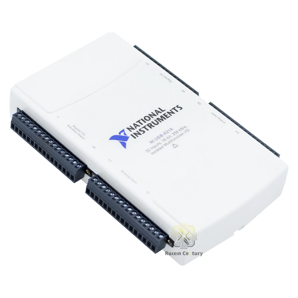 FOR NI USB-6218 779678-01 M-Series DAQ Card 32AI 16-Bit 250kS/s 2AO 8DI 8DIO 2 Counter 60V Isolated Screw Terminal USB 2.0