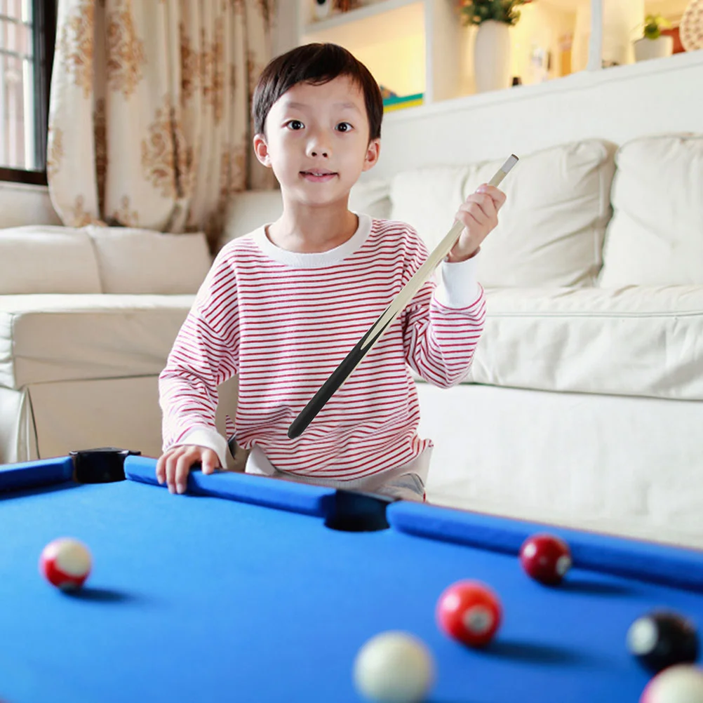 2-częściowy kij bilardowy dla dzieci Kij bilardowy Mini Shaper Torba na kredę Kije bilardowe Drewniany snooker Man