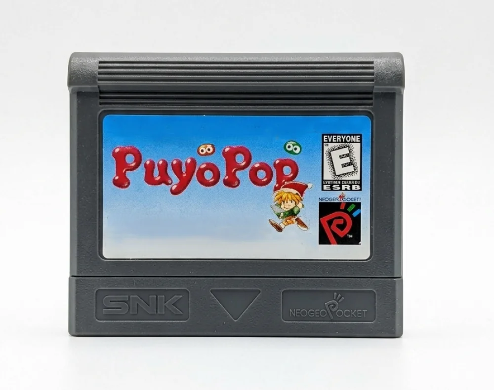 

Custom Game Cartridge for NGPC, Pocket & Color - [Pu yo Pop] - Language Support (JP/EN) - High-Compatibility