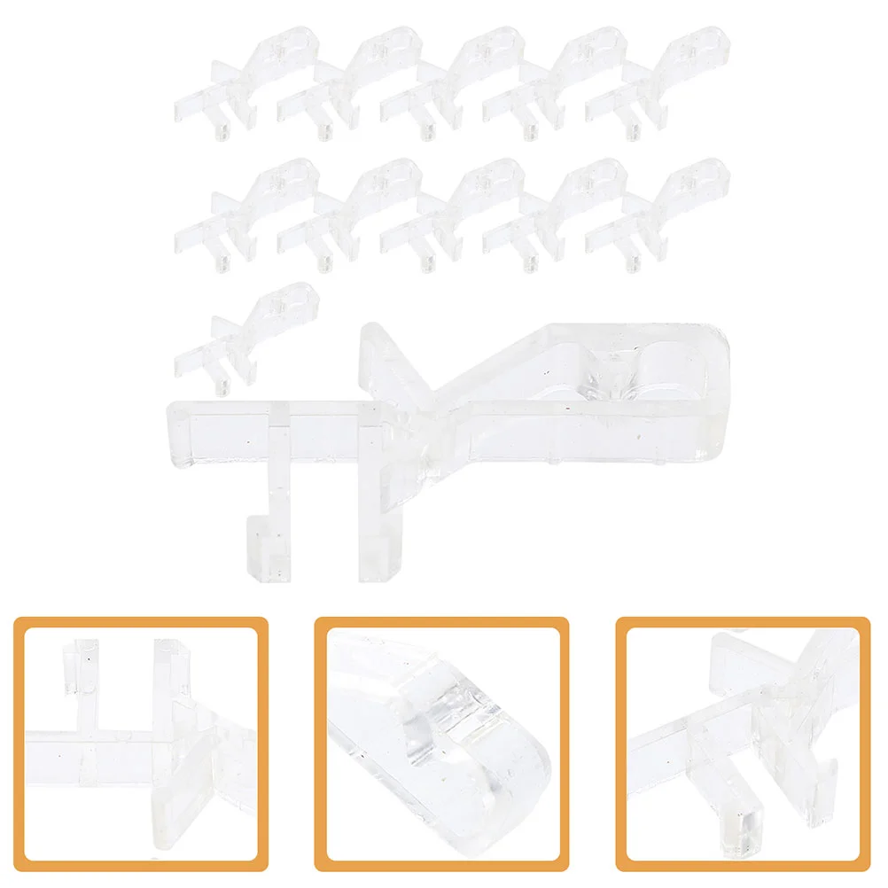 10 Pcs Window Blinds Curtain Clip Replacement Parts Valance Clips Venetian for Vertical