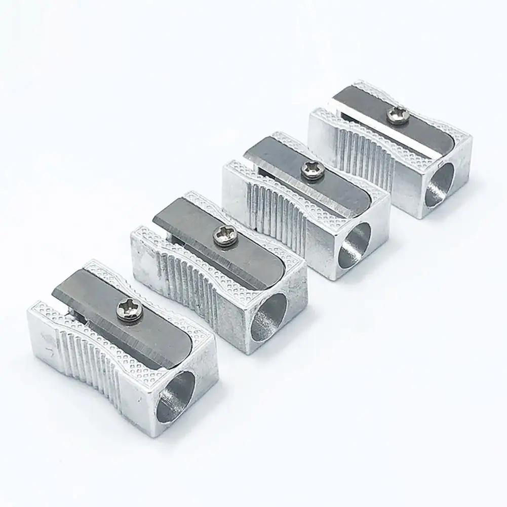 Travel-friendly Pencil Sharpener Compact Pencil Sharpener Compact Pencil Sharpener Set Non-slip Base Single Hole Hand for School