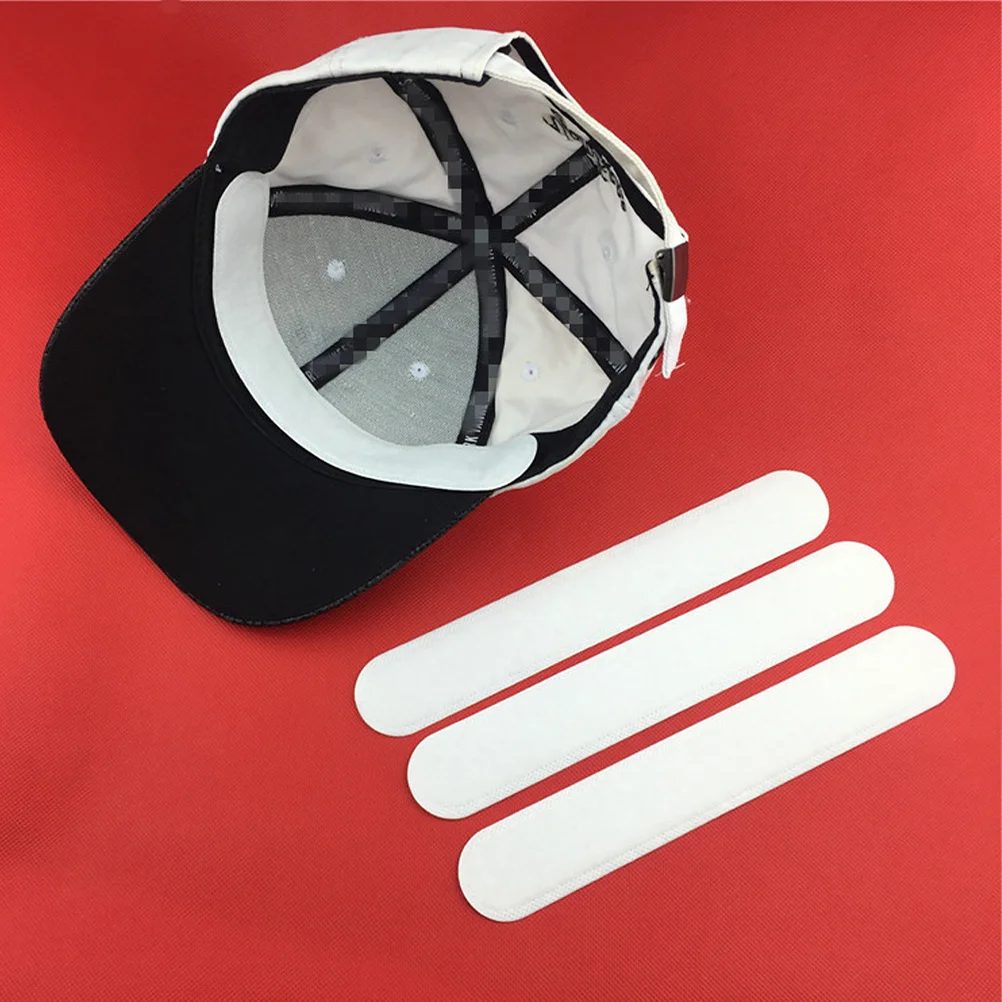 40 Pcs Non woven Hat Pad Sweat absorption Sticker Ergonomic Disposable Liner Adhesive Invisible Hygienic Quick Dry Protective