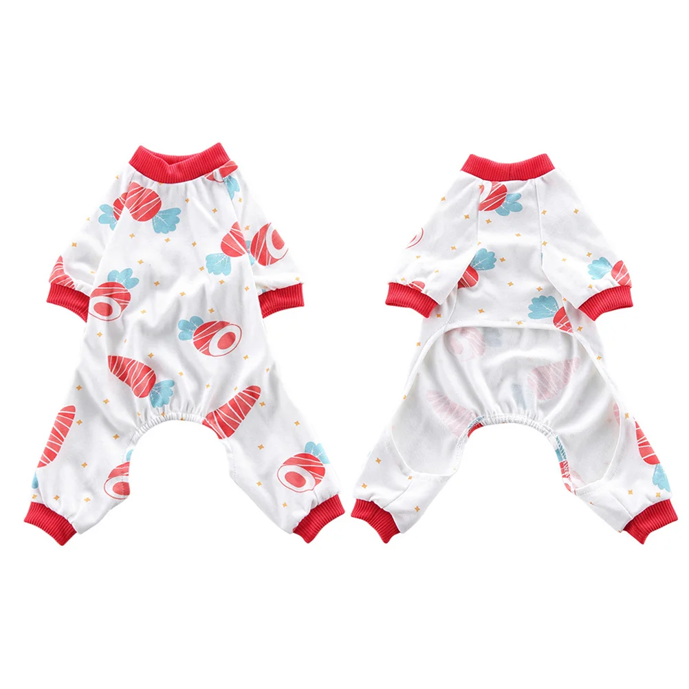 

Pet Pajamas Design Warm Dog Cotton Cloth For Durable Use Comfortable Pet Home Costume Puppy Sleeping Walking