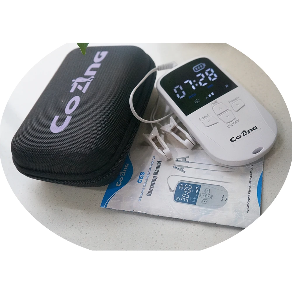 CES นอนไม่หลับ Pulse อุปกรณ์ Fast Sleep Aid Microcurrent หูคลิปประเภทบรรเทาความวิตกกังวลภาวะซึมเศร้าไมเกรนปวดศีรษะปรับปรุงการนอนหลับ