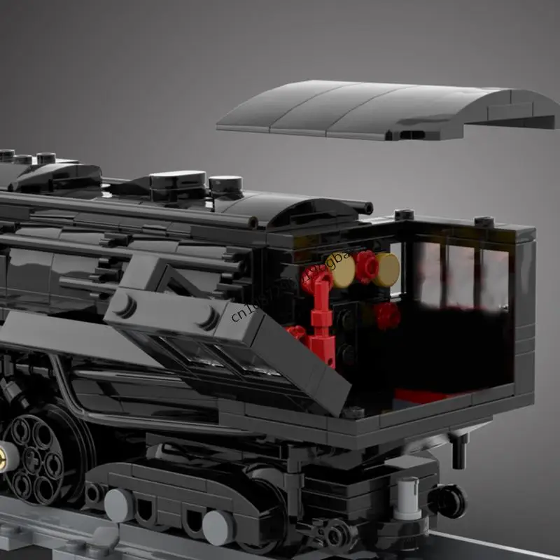 Novo 1491 pçs cidade trem técnico faixas ferroviária moc locomotiva a vapor modelo blocos de construção diy idéias criativas crianças brinquedos presentes