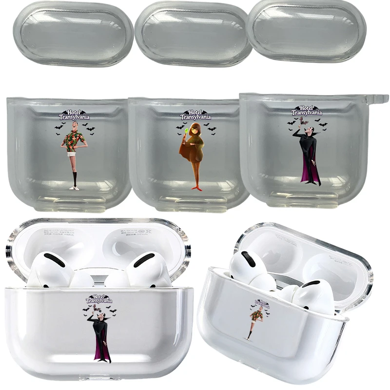 

Чехол для наушников Hotel Transylvania Dracula, подходит для Airpods4 3 2 Pro2, защитный чехол в стиле аниме, чехол с защитой от падения, подарок на день рождения