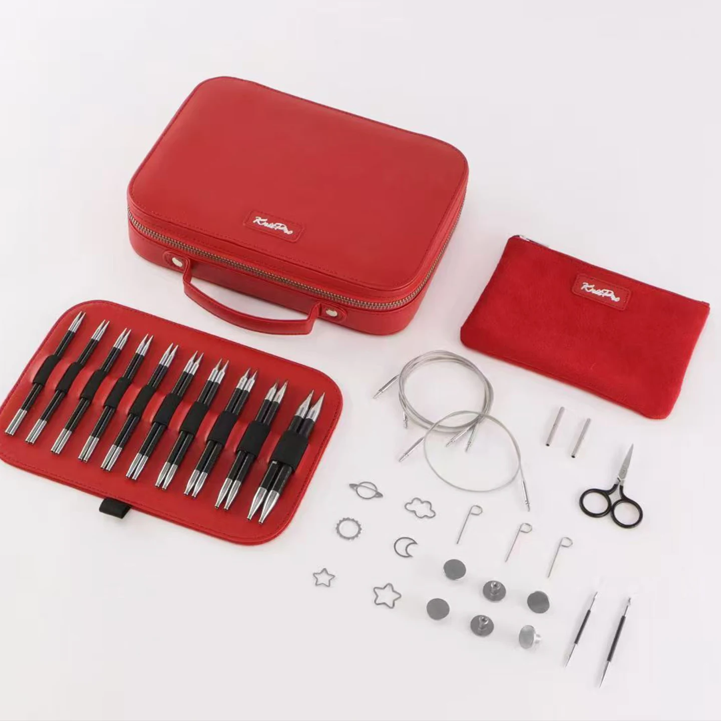 

Knitpro Karbozn Elan 5"/11.5cm Interchangeable Circular Needles Gift Set