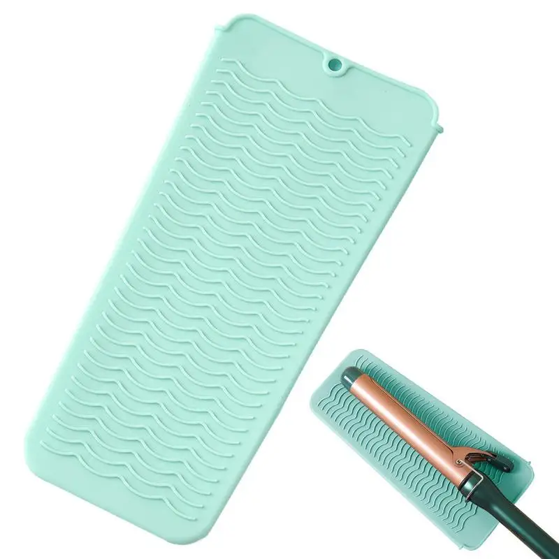 Travel Silicone Hair Straightener Pad Silicone Mat Pad For Heat Insulation Anti-Scald Protection Mat Heat Resistant Portable Mat