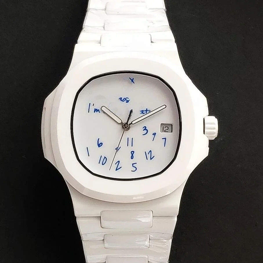 

Кто уход за Alien Watch 5711 с одинаковым механическим циферблатом с граффити пародия, как Chen Zhen, нестандартные вставки.