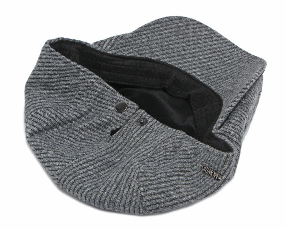 HT5162 Baskenmützen für Männer und Frauen, Künstler- und Maler-Baskenmütze aus Wolle, dick, warm, mit Fleece gefüttert, Ivy-Flatcap, 2026 neue Herbst-Winter-Baskenmütze. – Detail 12