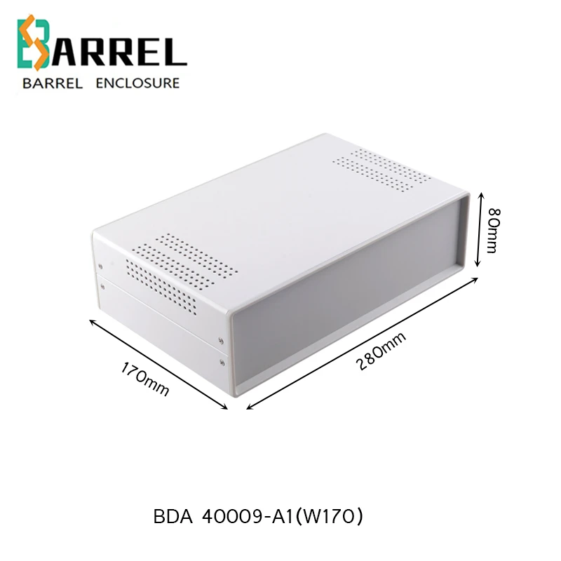 280*170*80mm Iron DIY electrical control outlet box housing wire connection project box PCB design instrument case junction box