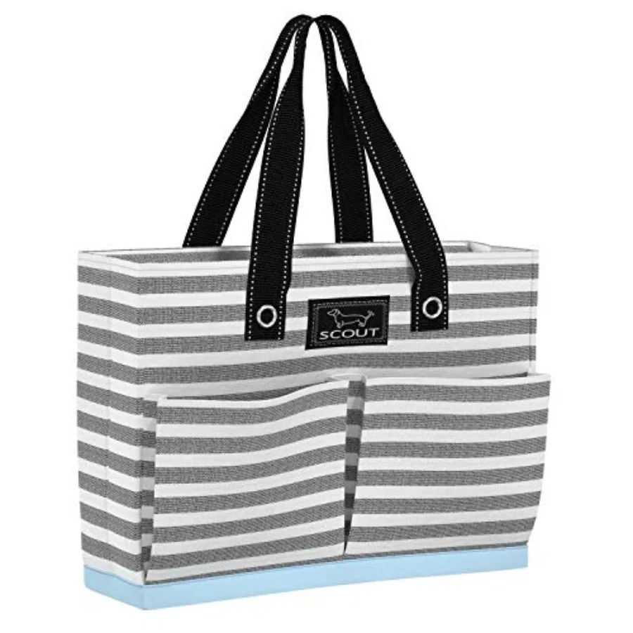 

Uptown Pocket Tote - Multi-Use Tote Bag for Women, Nurses, Teachers, and Moms, 5 Pockets, Breakaway Zipper
