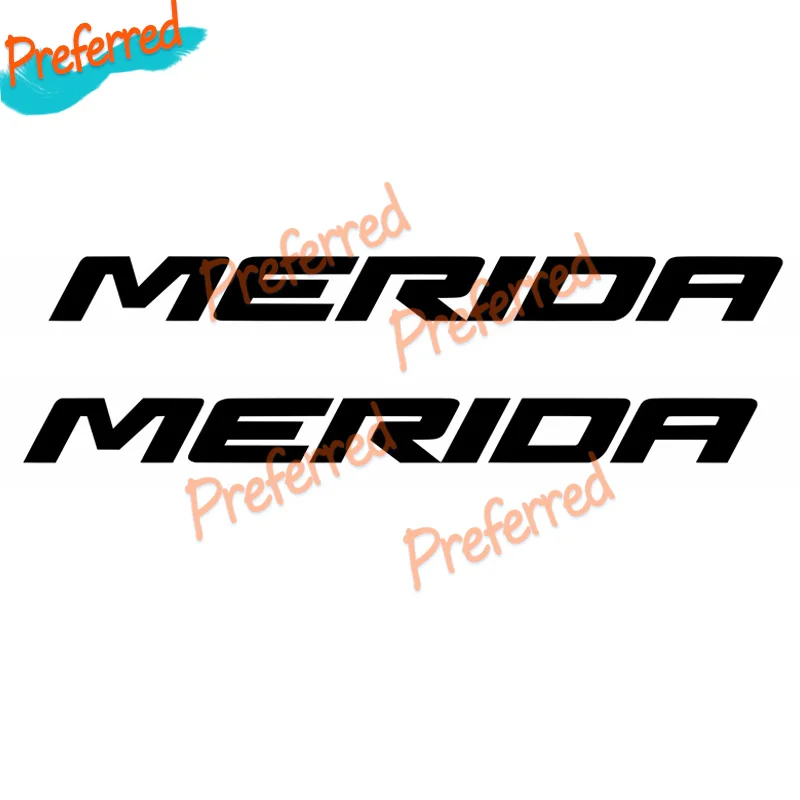 2x Pegatinas JDM MERIDA Logo Bike Helmet Decal Die Cut Sticker Vinyl Decal Customizable in Any Sticker Size - No Background