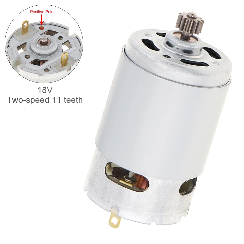 

RS550 18V 23000 RPM High Speed DC Motor with 11 Teeth High Torque Gear Box for Cordless / Charge Drill / Screwdriver