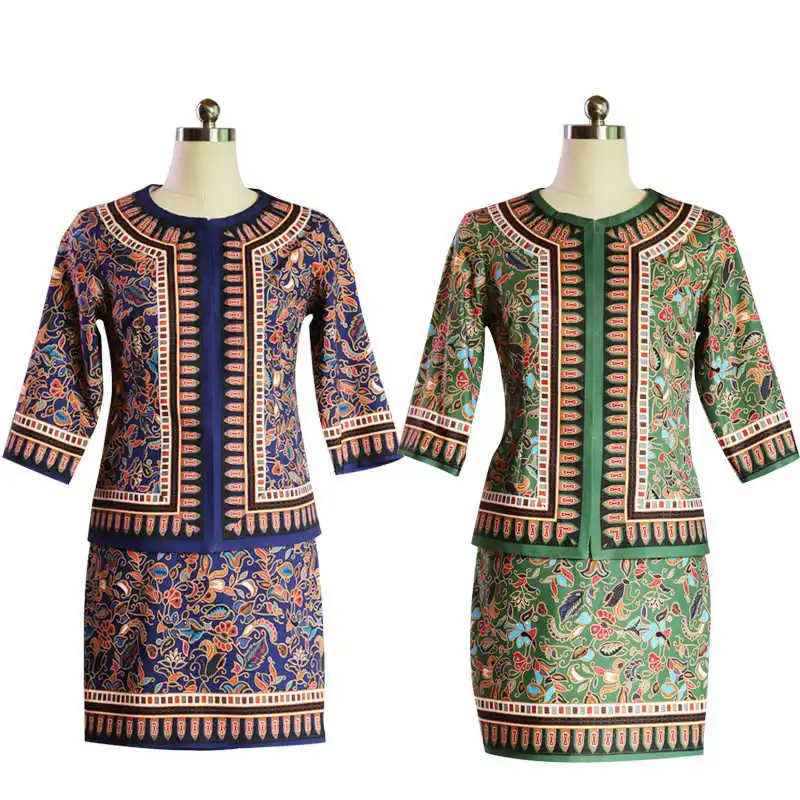 Peranakan Ethnic Hotel Work Clothes Southeast Asia Stewardess Costume Singapore Malaysia Airline Flight Attendant Uniform FE001