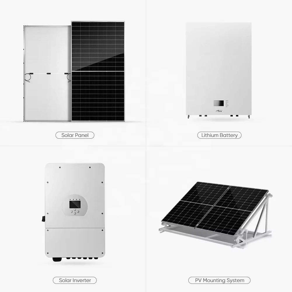 All in One Hybrid 30Kw Generator 1MW Solar Energy Storage System 3Kva 5KW 6KW 8KW 12KW Hybrid Inverter Solar Power System