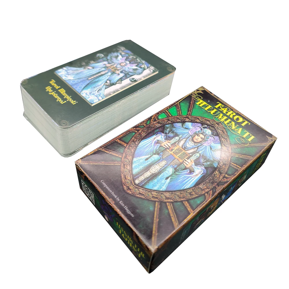 

English Tarot Card .Illuminati Divination Tarot Cards . Oracle Card Tarot Cards for beginners