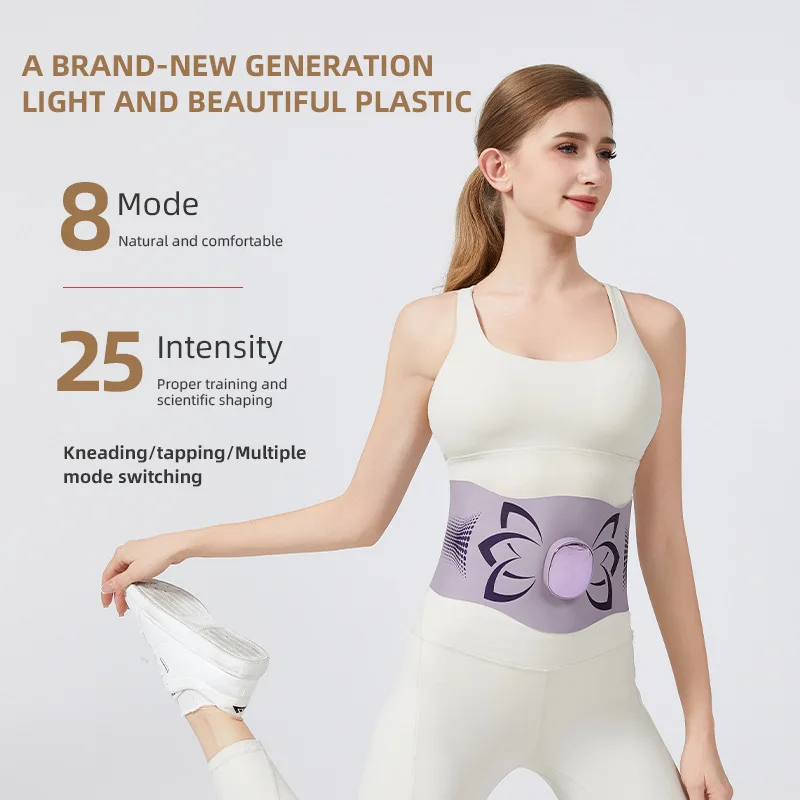 

EMS Pulse Hot Compress Massage Belt Full Body Shaping Waist Abdomen Sweat Boosting Womb Warming Fitness Massager