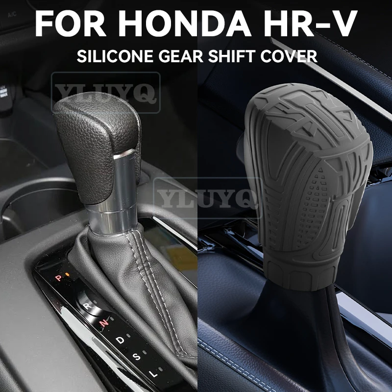 

For HONDA HR-V Silicone Gear Shift Cover Car Gear Protection Anti-Slip Pad Car Interior Accessories