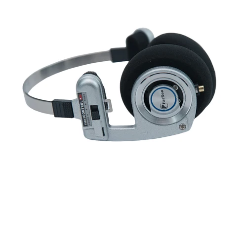 Imagen 2 del producto Farsoo DIY PP auriculares con altavoz MMCX mmcx Bluetooth 3,5mm cable estéreo de alta fidelidad plegable retro clásico auriculares con micrófono