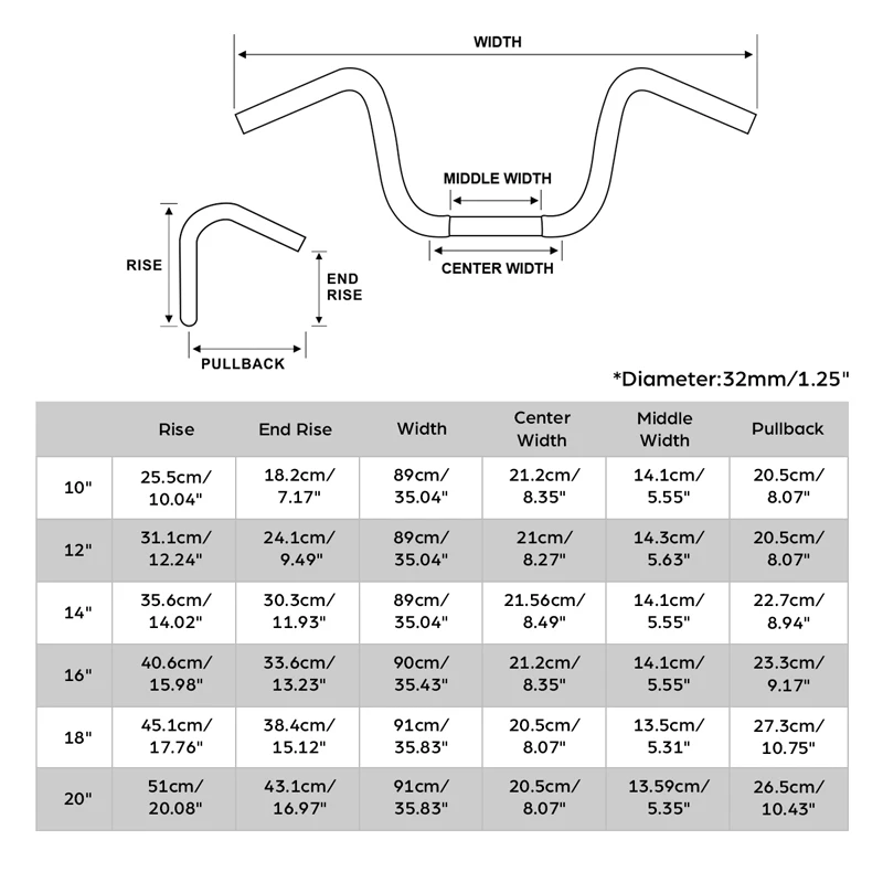 Motorcycle 10'' 12'' 14'' 16''18