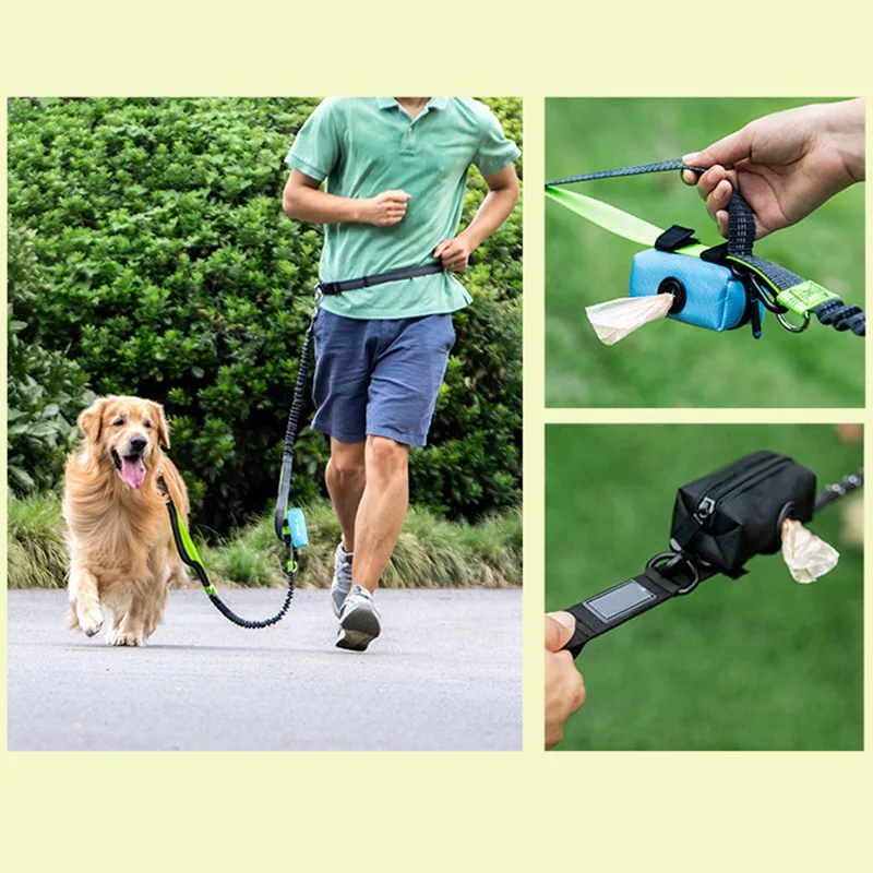 Protable Dog Poop Biodegradable Bag Dispenser Pouch Garbage Bags Organizer Pet Puppy Cat Pick Up Poop Bag Holder for Travel