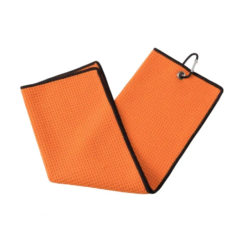 Meticulous Workmanship Golf Cleaning Towel Quick-dry Efficient Cleaning Durable Golf Accessories Tri-fold Club Towel